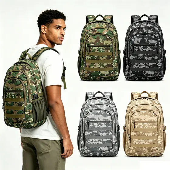 Mochila Masculina Lona 50/70 Litros Viagem Passeio Motoboy Esporte Trilha Viagem