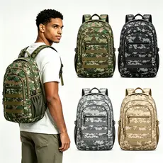 Mochila Masculina Lona 50/70 Litros Viagem Passeio Motoboy Esporte Trilha Viagem