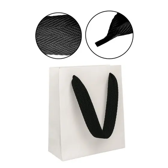 Alças Para Sacolas Fita Gorgorão 30 cm c/ ponteiras.