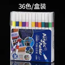Kit 12/24/36/48 Caneta Colorida para Cerâmica, Madeira, Metais, Tecido, Tênis -  Marcador Tipo Posca