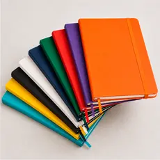 Caderneta Sketchbook Lisa Capa Dura C/Elastico A5 (21x16) 78 Folhas Sem Pauta Personalizada