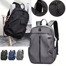 Mochila Masculina E FemininaVersátil Leve De 20L Escolar Resistente Com Compartimento Para Laptop De Carregamento USB