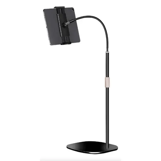Suporte Pedestal de Chão Ajustável para Celular e Tablet 4 a 13 Pol Rotação 360°