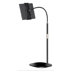 Suporte Pedestal de Chão Ajustável para Celular e Tablet 4 a 13 Pol Rotação 360°