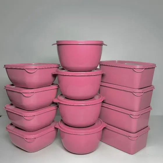 Kit 12 Potes Plasticos para Guardar Alimentos