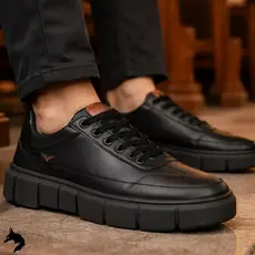 Sapatênis Masculino Thaleco Preto Casual Conforto Original Sapato Masculino Barato Academia Trabalho Dia a Dia Premium