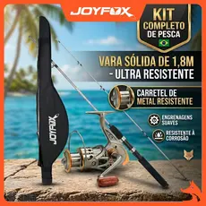 Vara de pesca Pesca 12+1 Rolamentos Molinete 4000 Vara Fibra de Vidro Maciça 1,8m