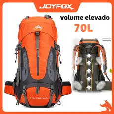 Mochila Militar Impermeável para caminhadas ao ar livre 70Litros 50L Viagem Camping