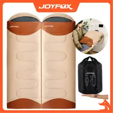 Saco De Dormir Térmico Casal Ou Solteiro Patchworkable Lavável À Máquina Set 2 Ultralight Joyfox -1ºc À -10ºc Camping