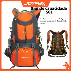 Mochila Cargueira 50L Joyfox Impermeável Acampamento Trilha Viagem Mochilão