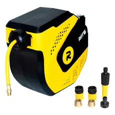 Carretel Enrolador de Mangueira De Ar/Agua Retrátil Rebobinamento Automático Com Guia 5/16" Rotta376