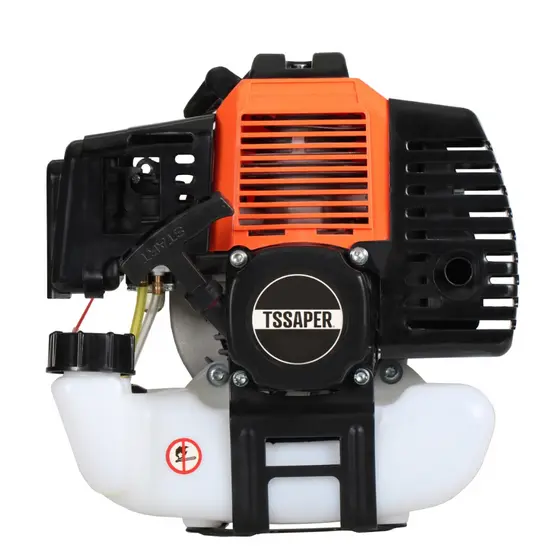 Motor de roçadeira a gasolina novo potência 52cc 2.5hp Tssaper 2 tempos profissional