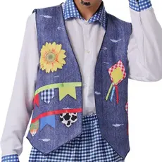Colete Festa Junina Adulta Masculina Roupa Caipira pra Festa de São João