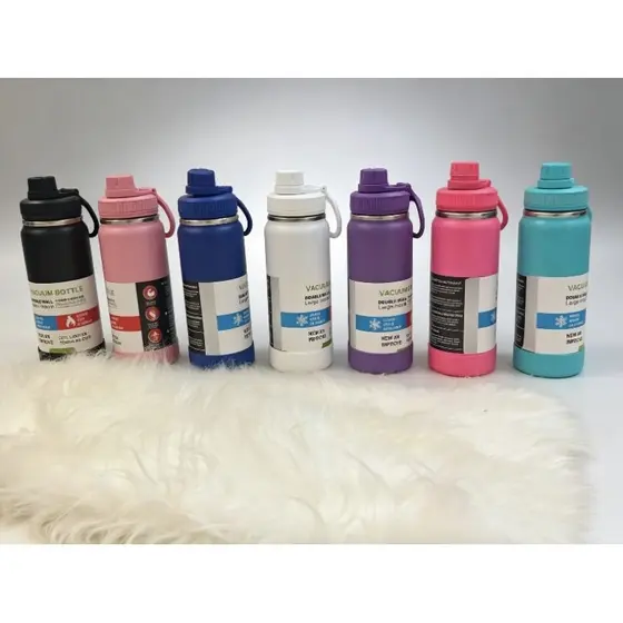 Garrafa Térmica 350ml 600ml 1000 ml aço inox Quente Frio Isolamento Térmico