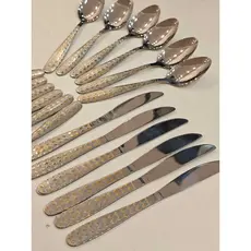 Kit Peças Garfos ,Facas,Colheres Talher Aço Inox ESPRESSADO Para Casa,Restaurantes,Refeição