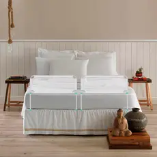 Kit 2 Grade Cama Box com Tela De Segurança Proteção
