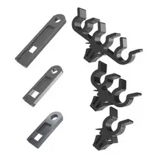 Kit Com 6 Grampos Organizador Cabo Vela Gm Motor 1.0 1.8