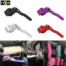 JDM Carro Modificado Universal De Alumínio Volante Ajuste Extensão Da Haste De Giro Neo Cromado Alavanca  Para Cima Kit
