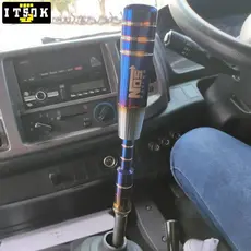 【 ITSOK 】Aluminum M10 × 1.5 Extensor De Alavanca De Câmbio NOS 13cm Manípulo De Mudança De Marcha Titanium Blue Lever