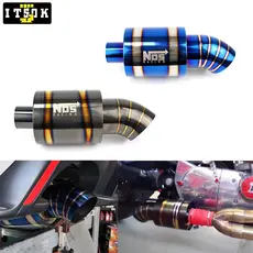 Silenciador De Tubo Traseiro De Escape Esportivo Automático ITSOK Aço Inoxidável Preto Ouro Acessórios De Ajuste De Corr