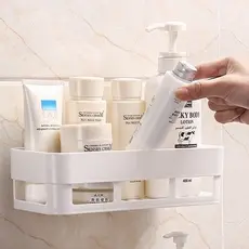 Suporte Para Shampoo Com Adesivo De Porta Sabonete Organizador Para de Casa Cozinha Banheiro Multiuso