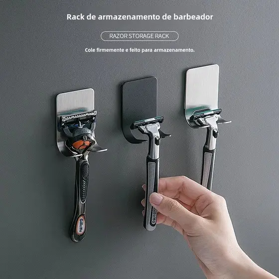 1/2/3 Suporte Para Parelho De Barbear Lamina Gillette Gilete Prestobarba
