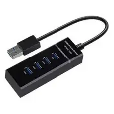 Hub usb 3.0 4 portas expansor rápido 5 gbps alta velocidade SOC-7619 INOVA