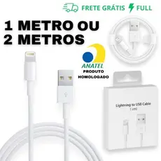 Cabo Para IOS USB Carregamento Rápido de 1m ou 2m Lightning Iphone Ipad