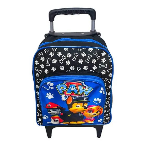 mochila escolar creche infantil de rodinhas patrulha masc
