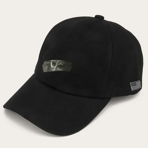 Boné masculino baseballAlienigena Olharbone preto original Tribos