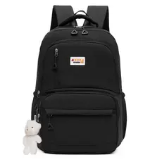 Mochila Escolar Com Estojo De Grande Capacidade Para Estudante Feminina Nylon Impermeavel 25508