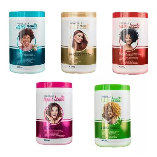 Creme De Tratamento Super Bonita 900ml Probelle - Escolha o seu
