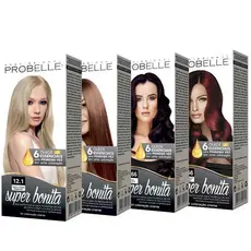 Kit 2 caixas - Coloração tinta de cabelo Probelle Super Bonita