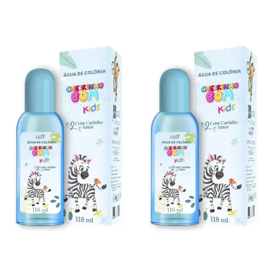 Kit 2 colônias infantis - Liver - azul - 118ml
