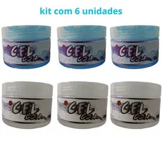 Gel Cola - sem alcool - 300g - Cris Cosméticos - kit com 6 unidades
