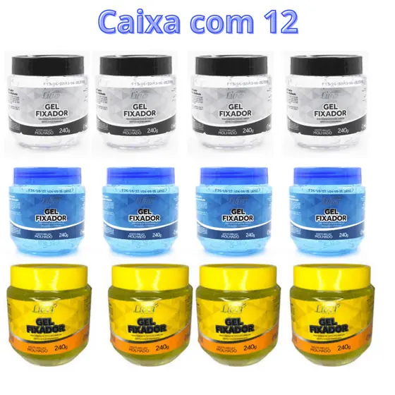 Gel Fixador Liver 240g - Caixa com 12