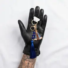 Chaveiro Nossa Senhora Aparecida Mosquetão Com Tassel Colorido 3 Cores Tendência Proteção Moda Novo