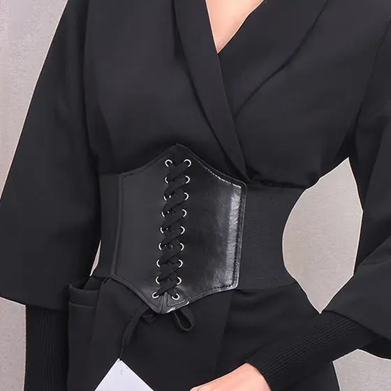 Cinto Espartilho Feminino Largo Elástico Na Cintura Corset BBH-27