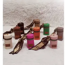 ASAYONG Acessório Para Bolsa Porta Baton / Chaveiro Glamour Liso
