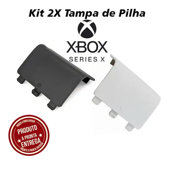 Kit 2x Tampa de Pilhas Controle Xbox Series / Series X - Substituição Original Compatível