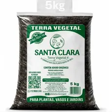 Terra Vegetal Santa Clara Premium 5kg Adubada Premium