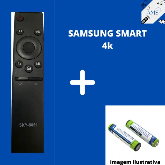 Controle compatível smart Tv 4k Com samsung sky 8061