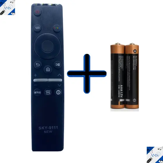 Controle Remoto compatível com Tv Samsung Smart 4K Netflix/ Amazon/ globo play sky- 9111 7699