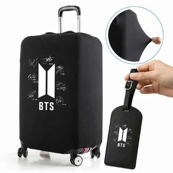 Capa De Mala 8 a 23KG BTS Premium Personalizada Protetor Bagagem Para Viagem Protetora Grande