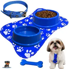 Kit Cachorro Comedouro Para Cachorro Brinquedo Kitzinhos Simples Pequeno