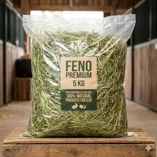 Feno Seco 5kg Para Roedores - Pacote Super Econômico Para Coelhos e Hamsters (Alta Qualidade)