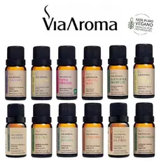 Óleo Essêncial Via Aroma 100% Puro Vegano Aromaterapia