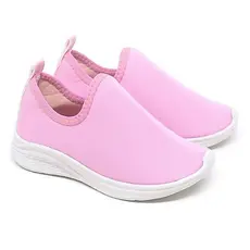 Tênis Infantil Menina Calce Fácil Basic Macio Leve Confortável, ideal para sua pequena.