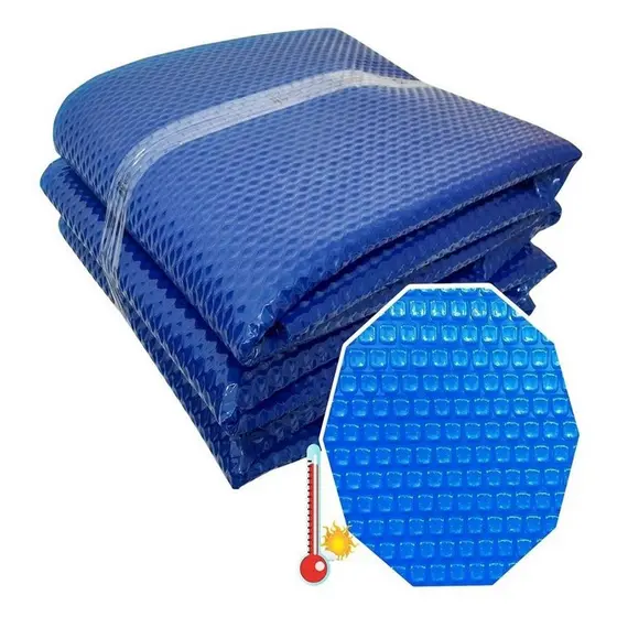 Capa Manta Térmica Para Piscina 8,5 X 4,5 Plástico Bolha 300 micras