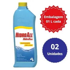 02x Clarificante e Floculante Hidrofloc 1L Tampa Amarela – Hidroall